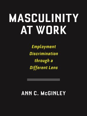 cover image of Masculinity at Work